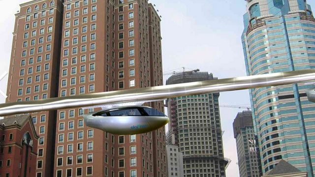 美媒图解“空中汽车” 未来或成解决拥堵良方